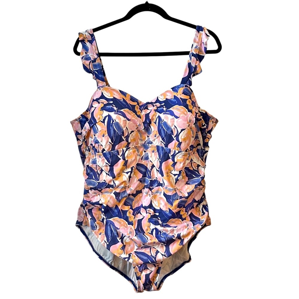 Isaac Mizrahi Live Bridgehampton One Piece Swimsuit Women’s 22 in Painted Floral